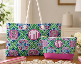 Personalized Mahjong Bag | Mahjong Accessories | Mahjong Gifts | Mahjong Tote | Mahjong Tile Bag | Mahjong Gift Ideas