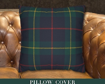 RL Inspired Preppy Plaid Pillow Cover | Tartan Plaid Decor