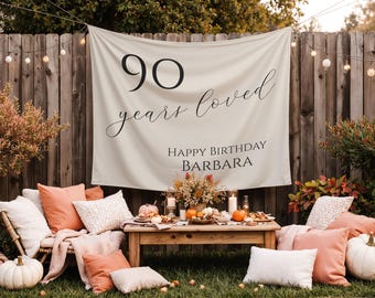 90. Geburtstag Dekoration Set – Banner, Dreieck-Flaggen & Wirbel In Schwarz-Gold, Für Die Perfekte Party