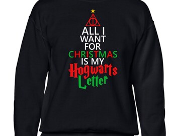 harry potter christmas jumper kids