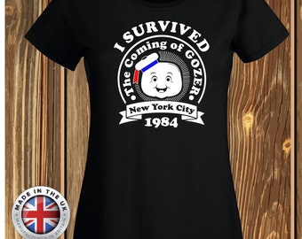 Ghostbusters Marshmallow Man T-Shirt: 80er Jahre Film-T-Shirt, Unisex & tailliert