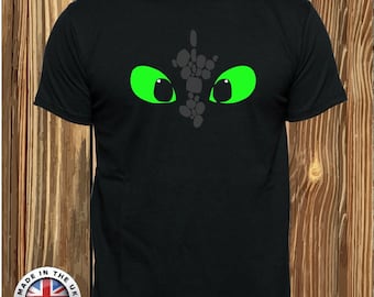 Ohnezahn Augen T-Shirt: Drachenzähmen leicht gemacht, Unisex & Tailliert