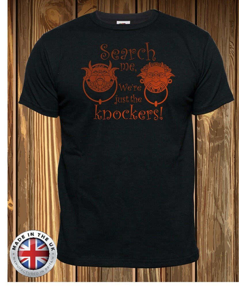 Labyrinth Knockers 'don't Ask Me, We're Just Knockers' Black or White T