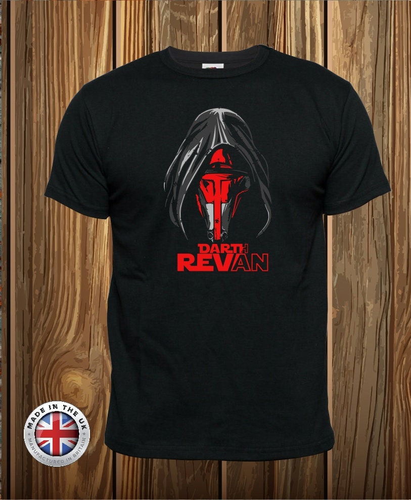Darth Revan Old Republic Sith Black T Shirt Unisex Ladies Fitted and Childrens. Etsy Canada