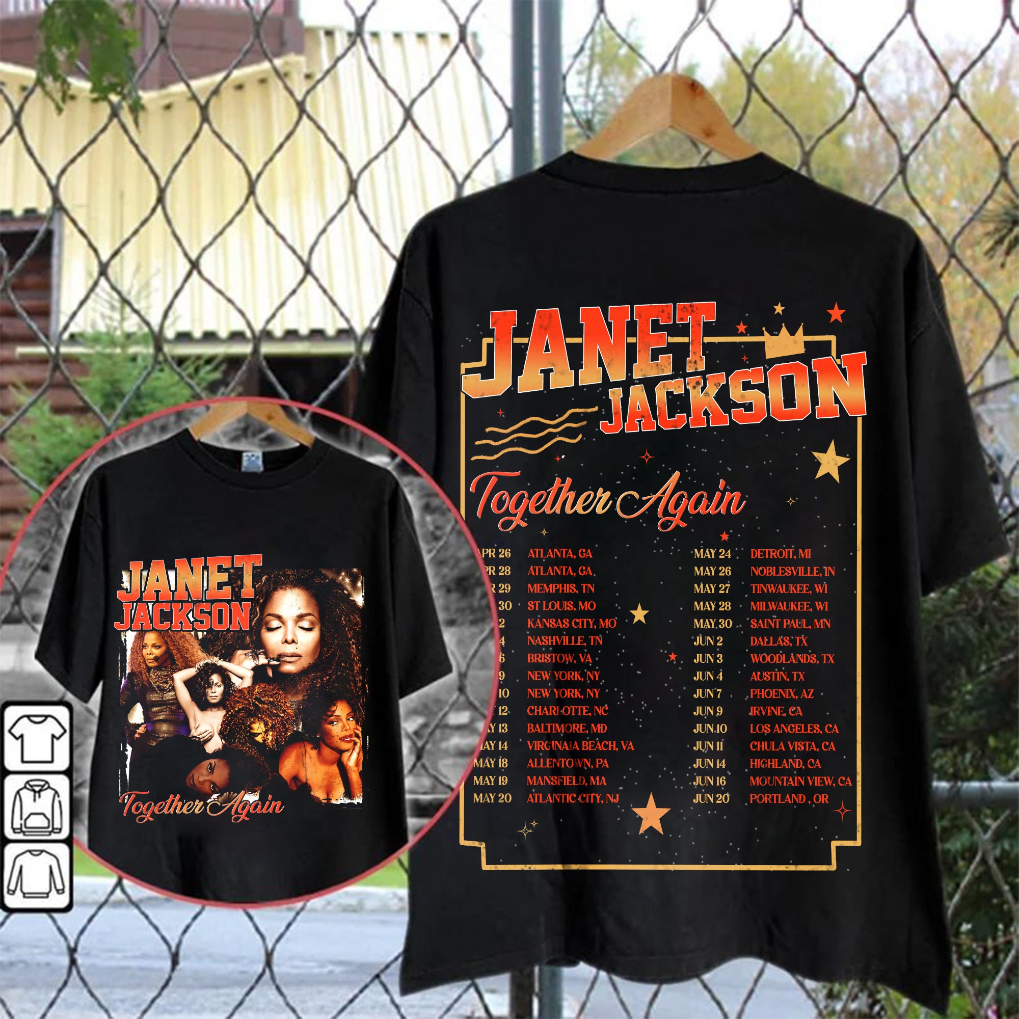 Janet Jackson Album T shirt Music Rock Band Retro Music Gift For Women, Vintage Janet Retro Sweatshirt, Janet jackson Music Tee 90s