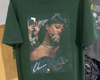 bad girl riri T-shirt, Rihanna hiphop Badgal T-shirt, vintage jaren 90 Rihanna T-shirt, Rap Tour t-shirt, cadeau voor mannen vrouwen uniseks T-shirt