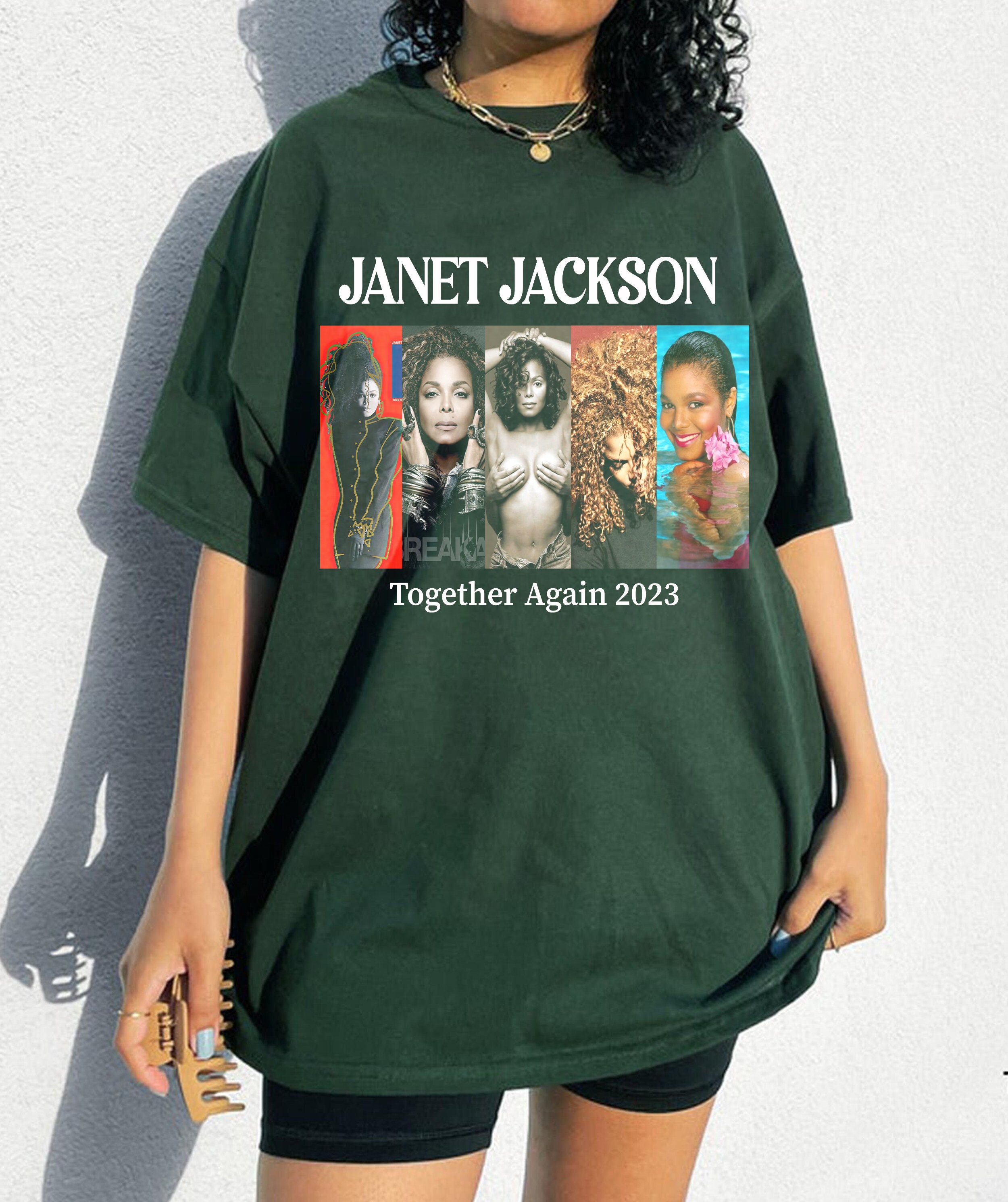 Discover Camiseta Janet Jackson Together Again Tour 2023 The Queen Of Pop para Hombre Mujer