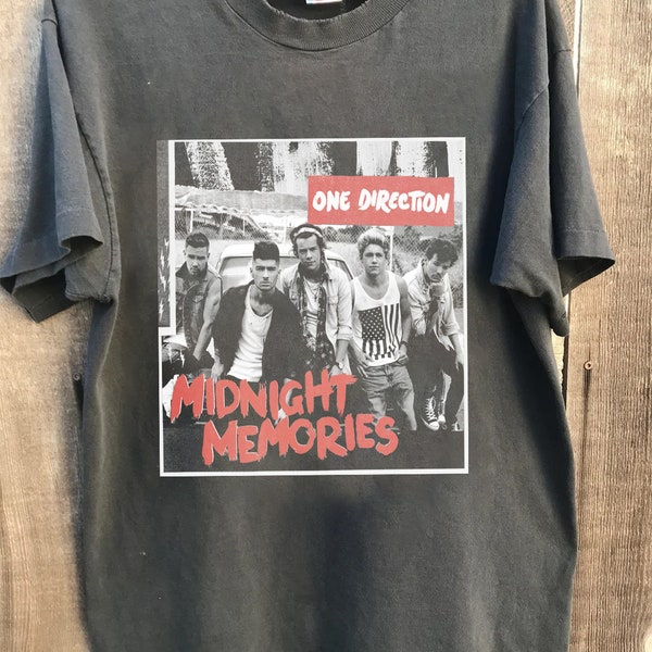 One Direction World Tour shirt,  Midnight Memories shirt, One Direction  Shirt, 1D shirt Gift for men women Unisex tshirt