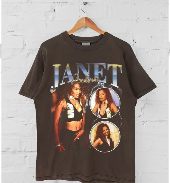 90s Janet Jackson Vintage T Shirt, Janet Jackson T Shirts, Janet