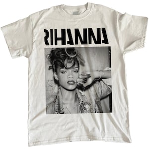 Rihanna T-shirt ,Rihanna Badgal T-shirt T shirt, Vintage 90&#39;s Hip Hop Rap Tour t shirt, bad girl riri T-Shirt Gift for men women unisex tee