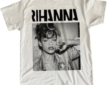 Rihanna Badgal T-Shirt, Rihanna Badgal T-Shirt, Vintage 90er Jahre Hip Hop Rap Tour T-Shirt, Bad Girl Riri T-Shirt Geschenk für Männer Frauen unisex T-Shirt