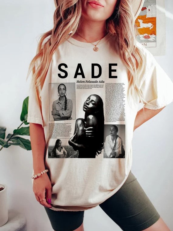 Sade Album T-shirt, Sade Retro Lyric Style Top Tee Vintage Sade Album T-shirt, Sade Retro Lyric Style Top Tee Vintage