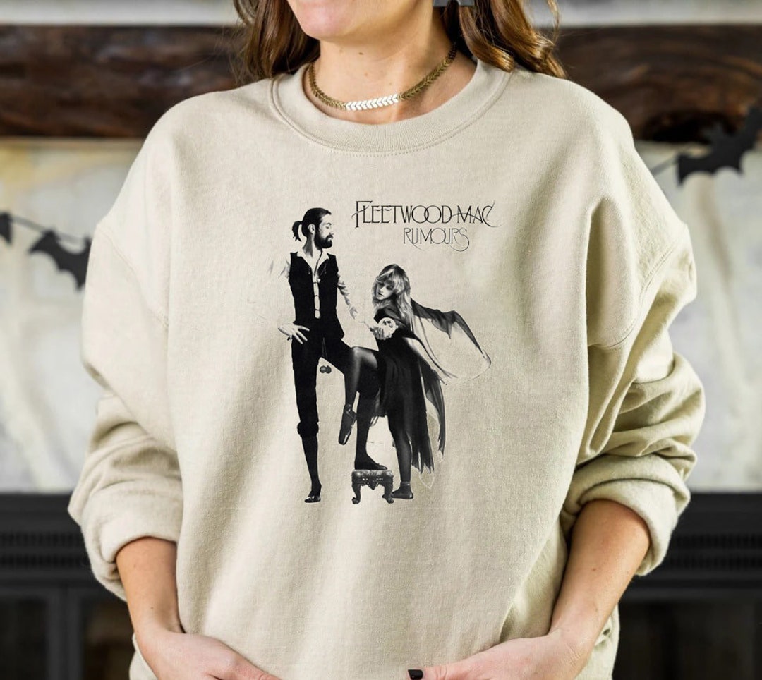 Sweat Fleetwood Mac Rumours Vintage - Manches Longues, Navy, Coton, Unisexe