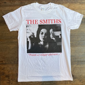 The Smiths Paint A Vulgar Picture Vintage 90s Tshirt, Rare Vintage The Smiths t shirt