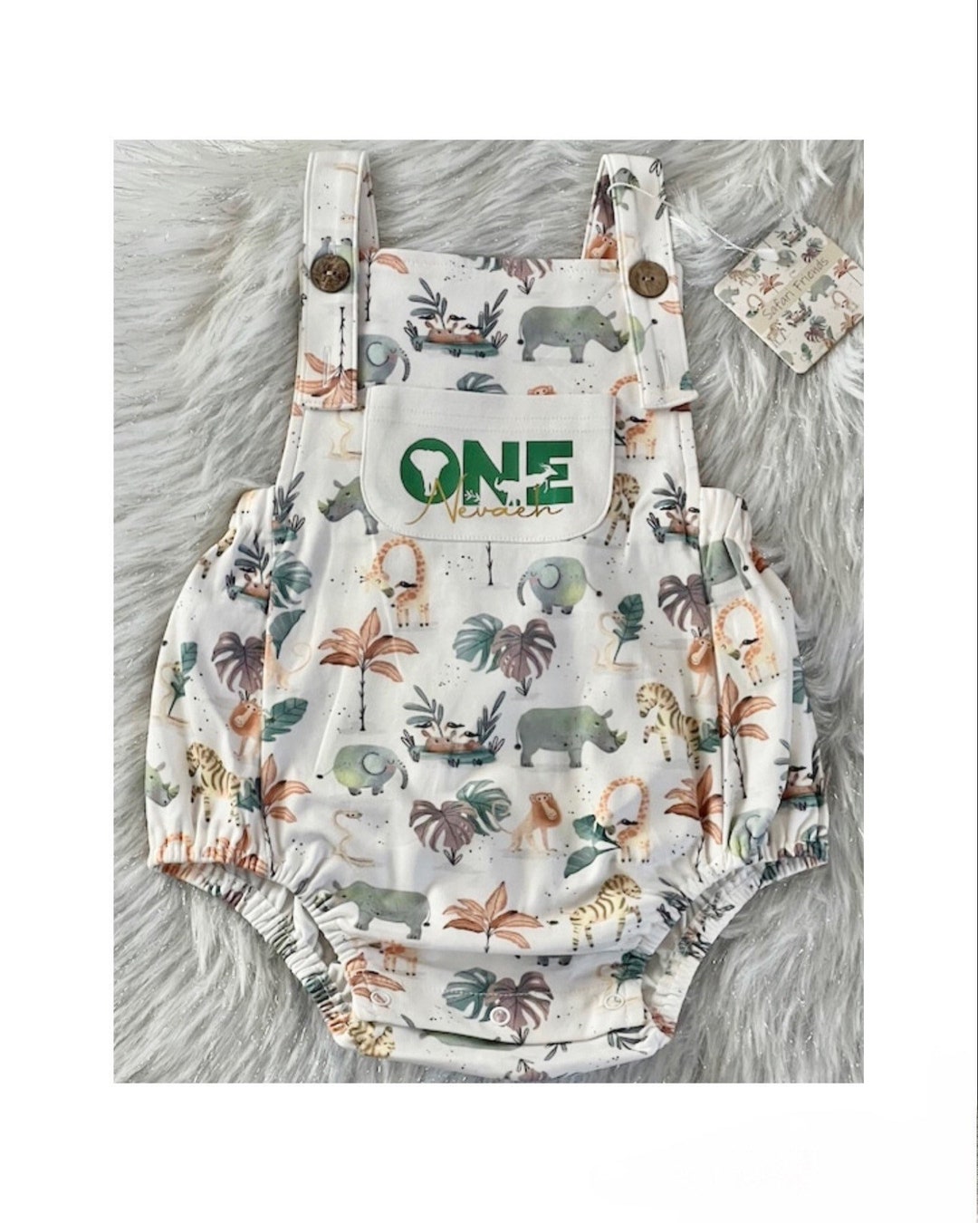 Infant Romper (Jabla Style) - The Wild Life Edit