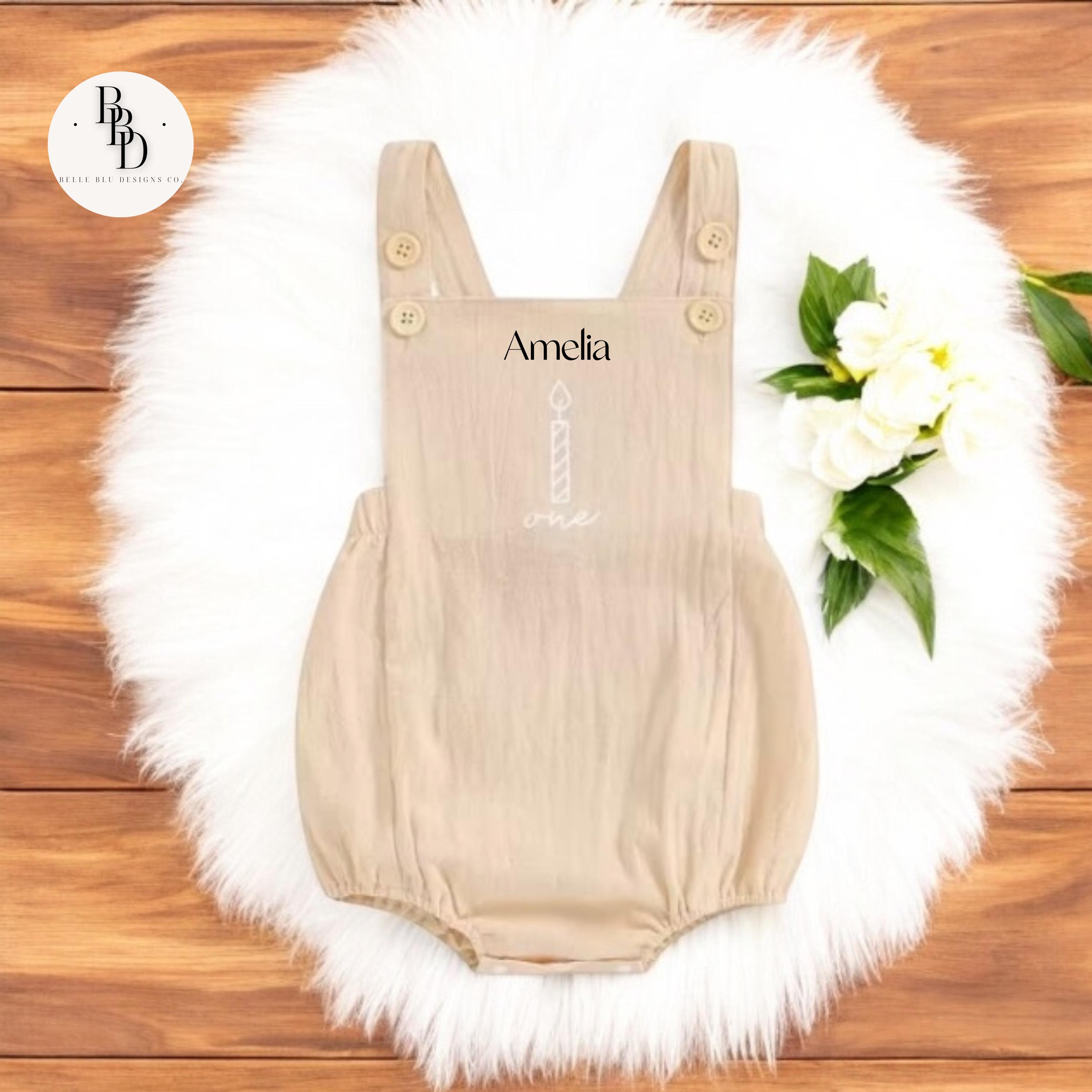 Personalised One Romper,Cake Smash Outfits,1st Birthday Romper, Birthday Outfits. Boys Rompers,First Birthday,Girls Rompers,