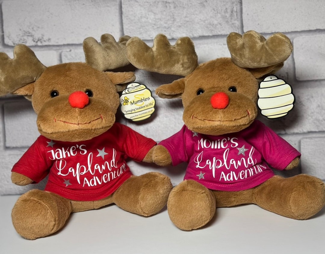 Lapland Gifts, Personalised Lapland Reindeer Teddy, Lapland, Lapland