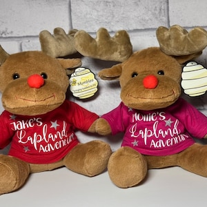 Lappland Geschenke, personalisierter Lappland Rentier Teddy, Lappland, Lappland Reveal, Reveal Geschenke, personalisierte Lappland Geschenke, Lapland 2024/25
