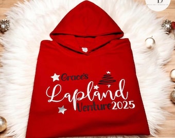 Lapland Hoodies 2025, Personalised Lapland Hoodies, Lapland, Family Matching Hoodies, Lapland Reveal,Lapland Gifts, Christmas,