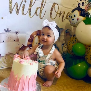 Personalised Safari Animal Romper, Jungle Romper, Birthday Romper, Cake Smash Outfit, First Birthday Outfits,