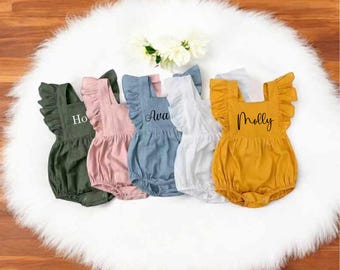 Personalisierter Strampler, erster Geburtstags-Strampler, Kuchen-Smash-Outfits, Mädchen-Strampler, Geburtstags-Strampler, Geburtstags-Strampler, Geburtstags-Mädchen-Geschenke,