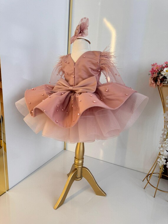 Satin & Tulle Bateau Pink Belt Prom Dress With Handmade Flowers Satin & Tulle Bateau Pink Belt Prom Dress With Handmade Flowers