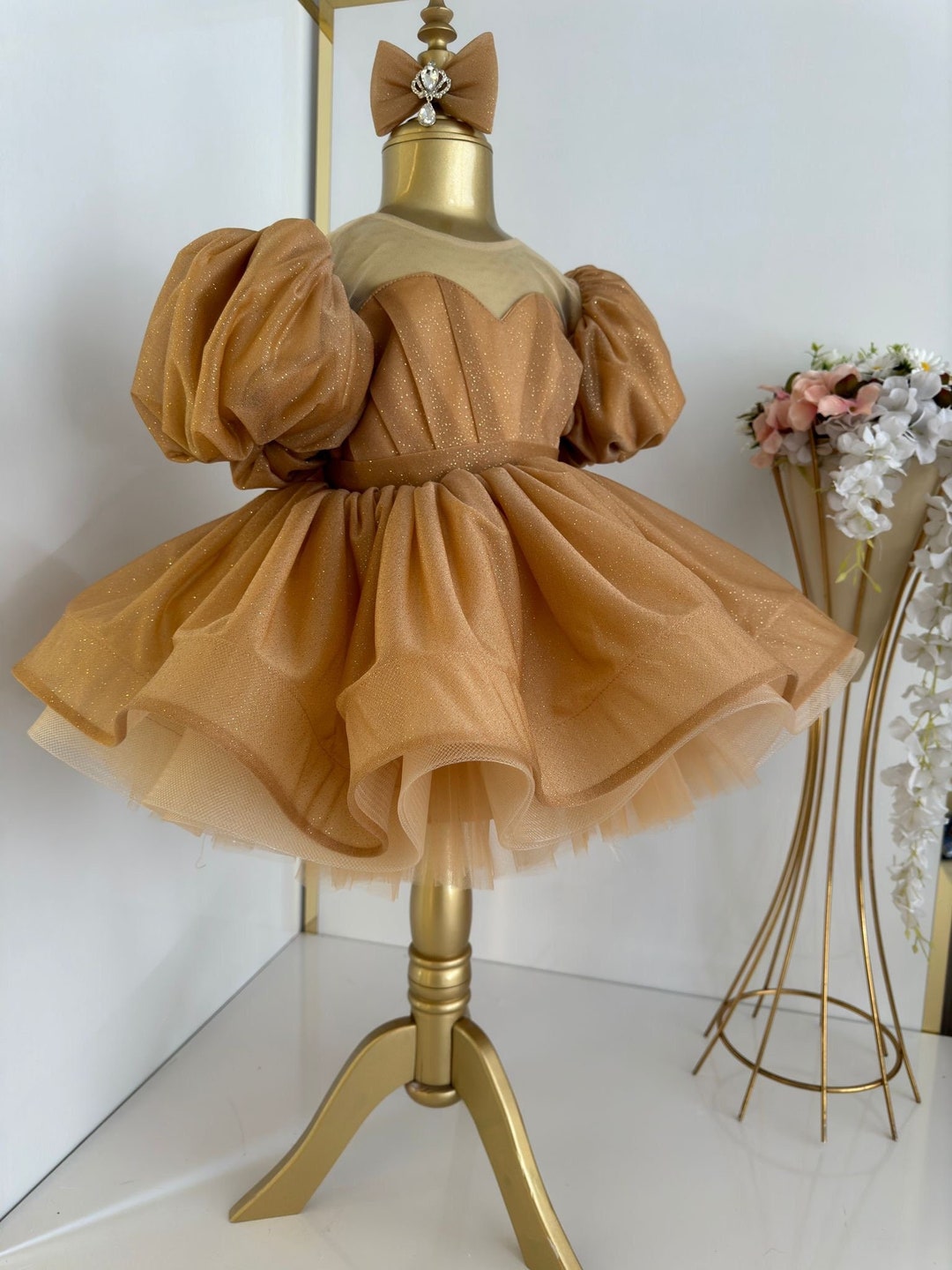 Miller Brown Toddler Dress main image 0
