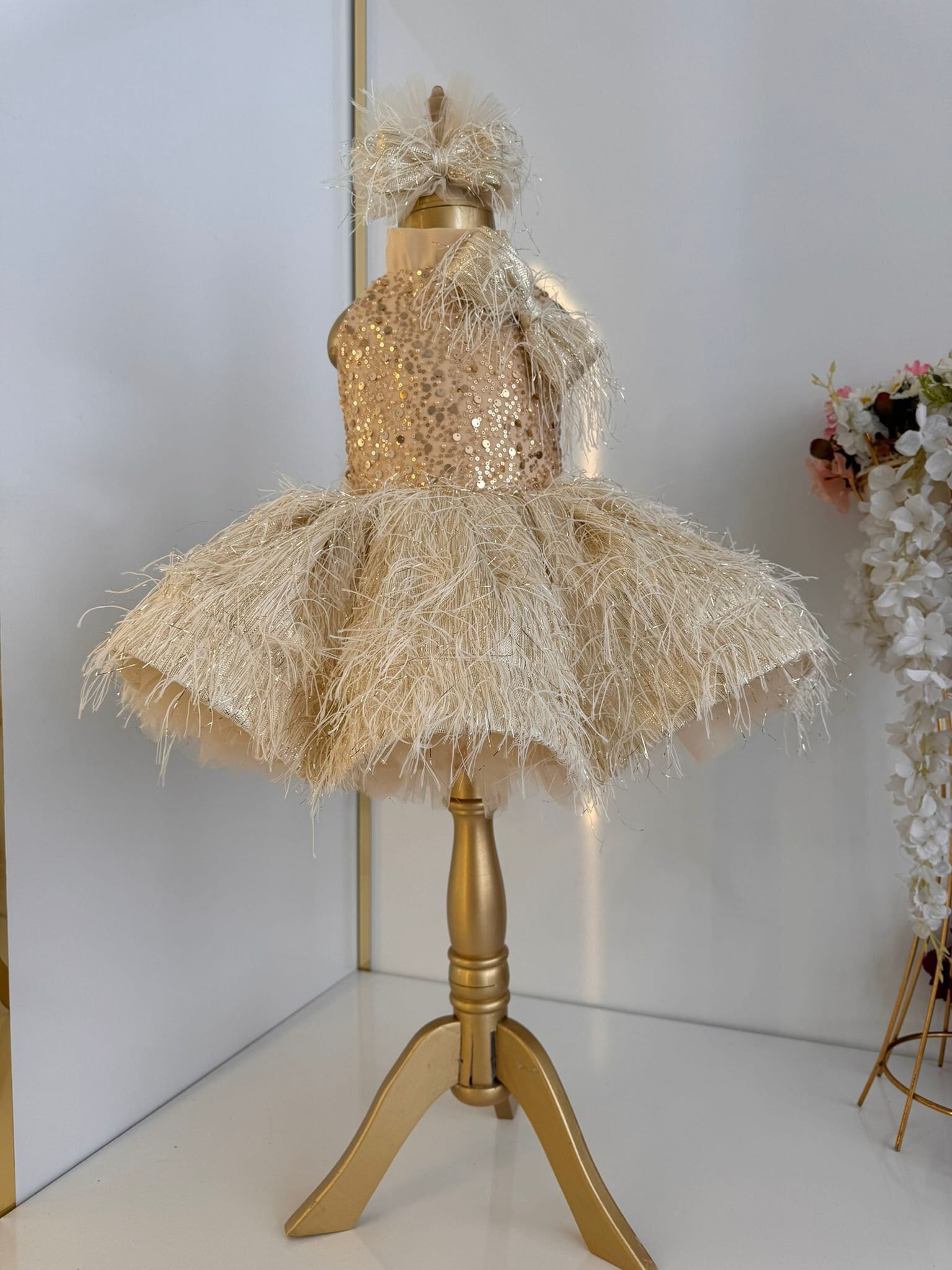 Infant Gold Dress - Etsy
