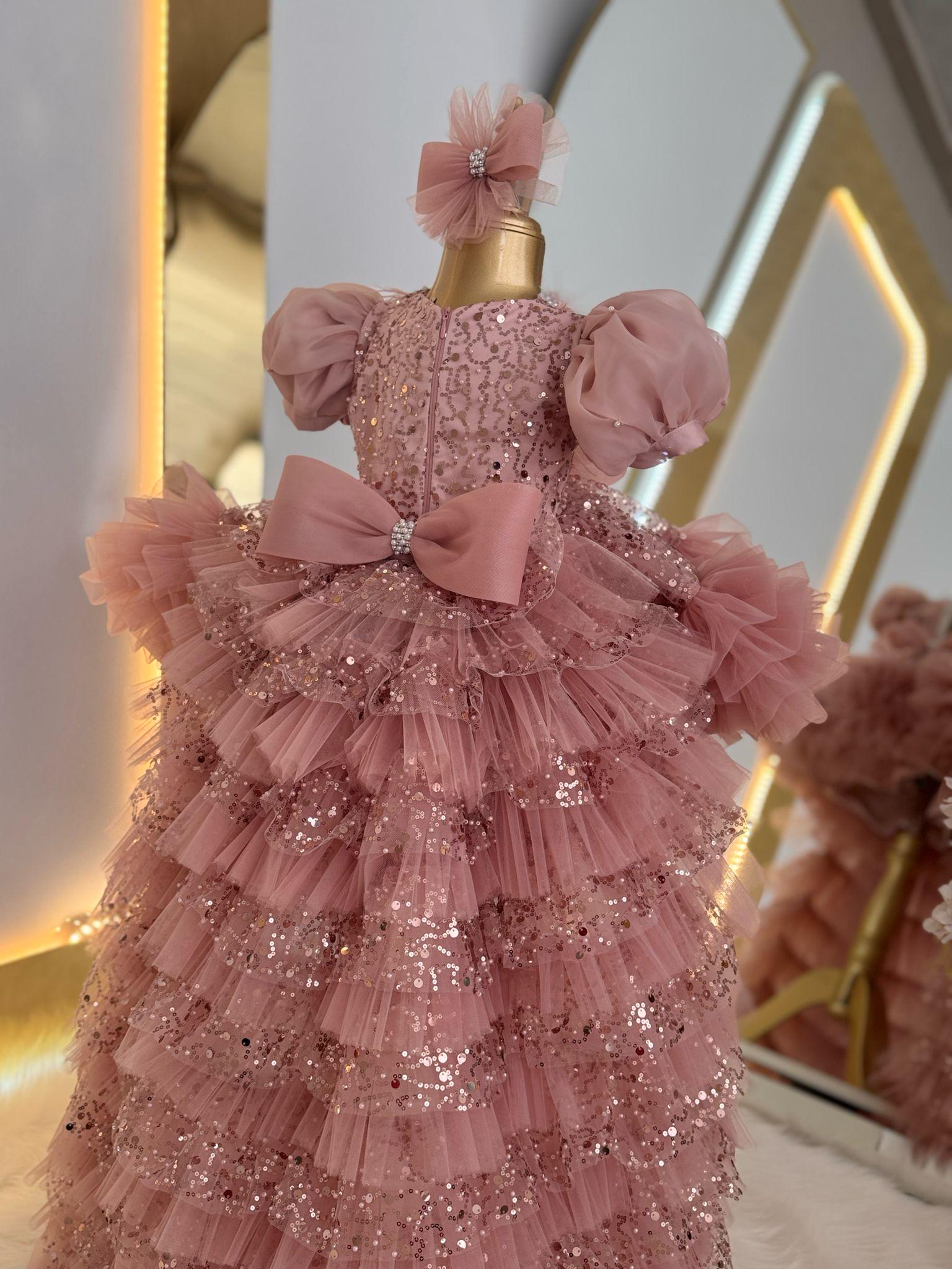 pink glitz pageant dresses Children's beauty pageants/Girls pageant dresses
