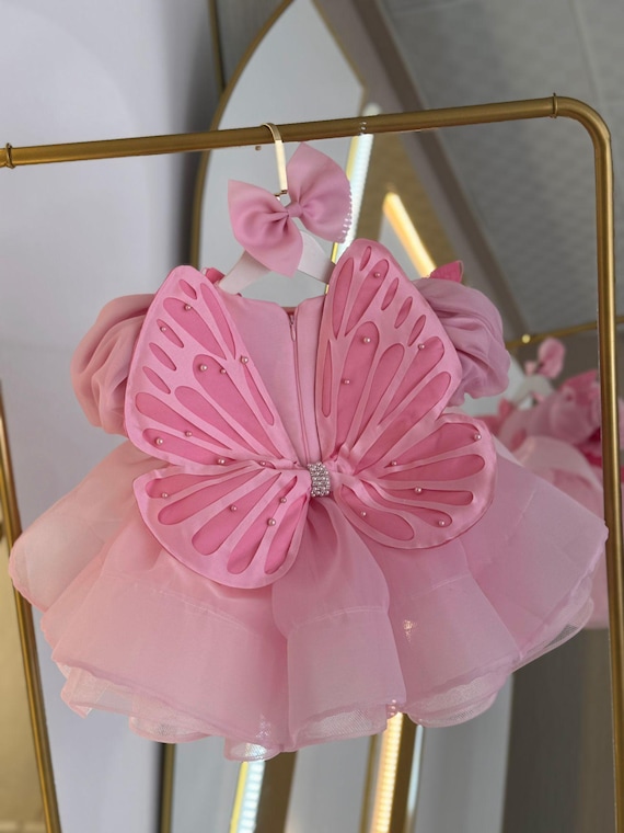 light pink butterfly dress Aurora Butterfly Dress