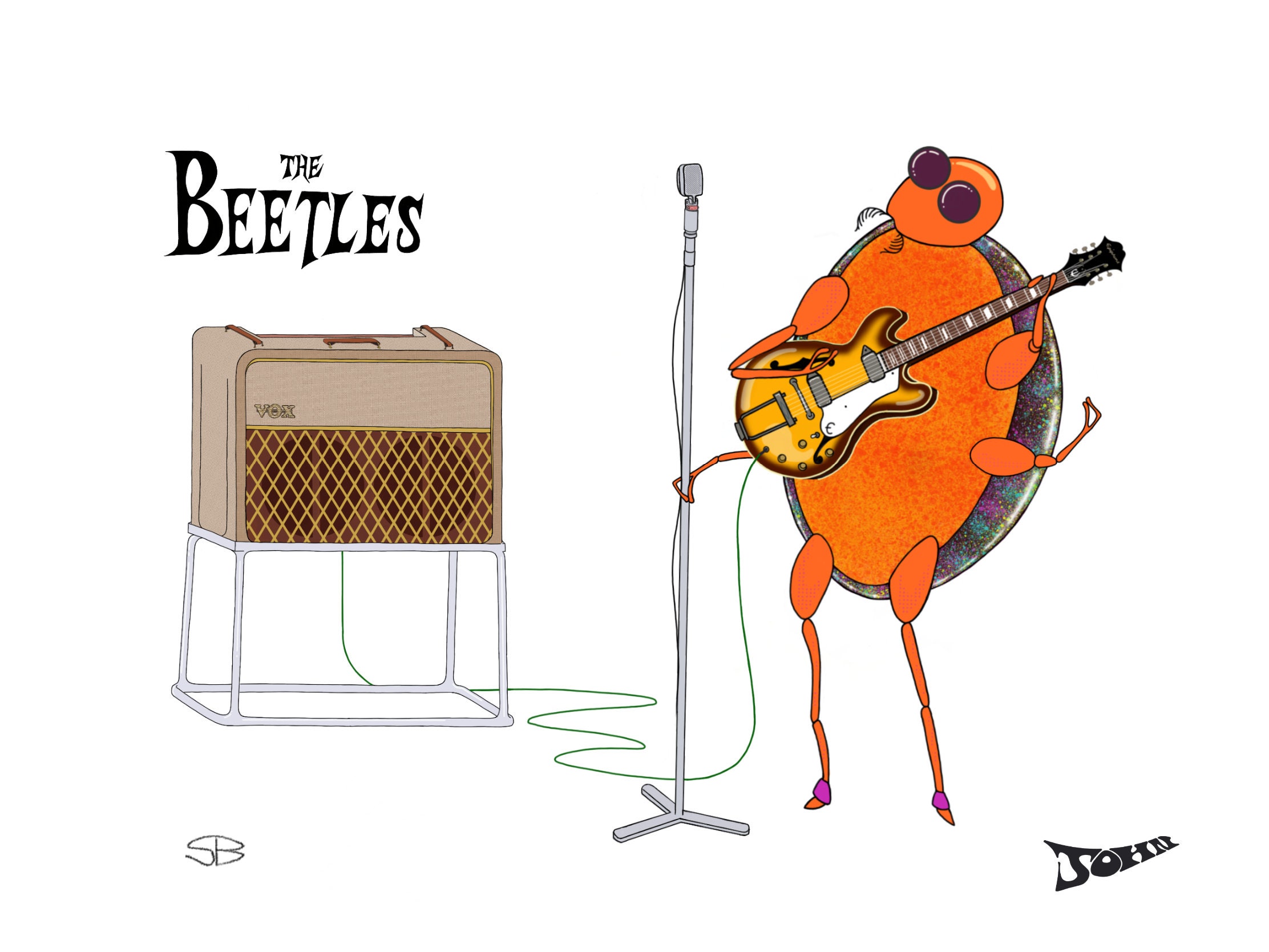 アート・デザイン・音楽 Basslines The Beatles The Beatles WPAP - Vector Works - Digital Art & AI