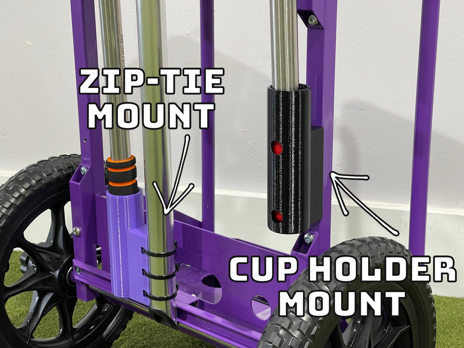 Zuca Cart Retriever Holder for Inzone kwikstik, Mini, XXL, Infinite