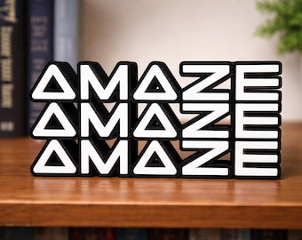 Project Hail Mary AMAZE AMAZE AMAZE Bookshelf Decor | 3D Printed Rocky Quote Sign | Sci-Fi Book Nook Shelf Decor | Andy Weir Inspired Gift