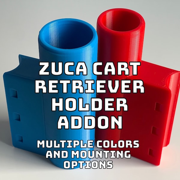Zuca Cart Retriever Holder for InZone (KwikStik, Mini, XXL), Infinite Discs Rescue Retriever and Dynamic Discs Retriever 3D printed addon