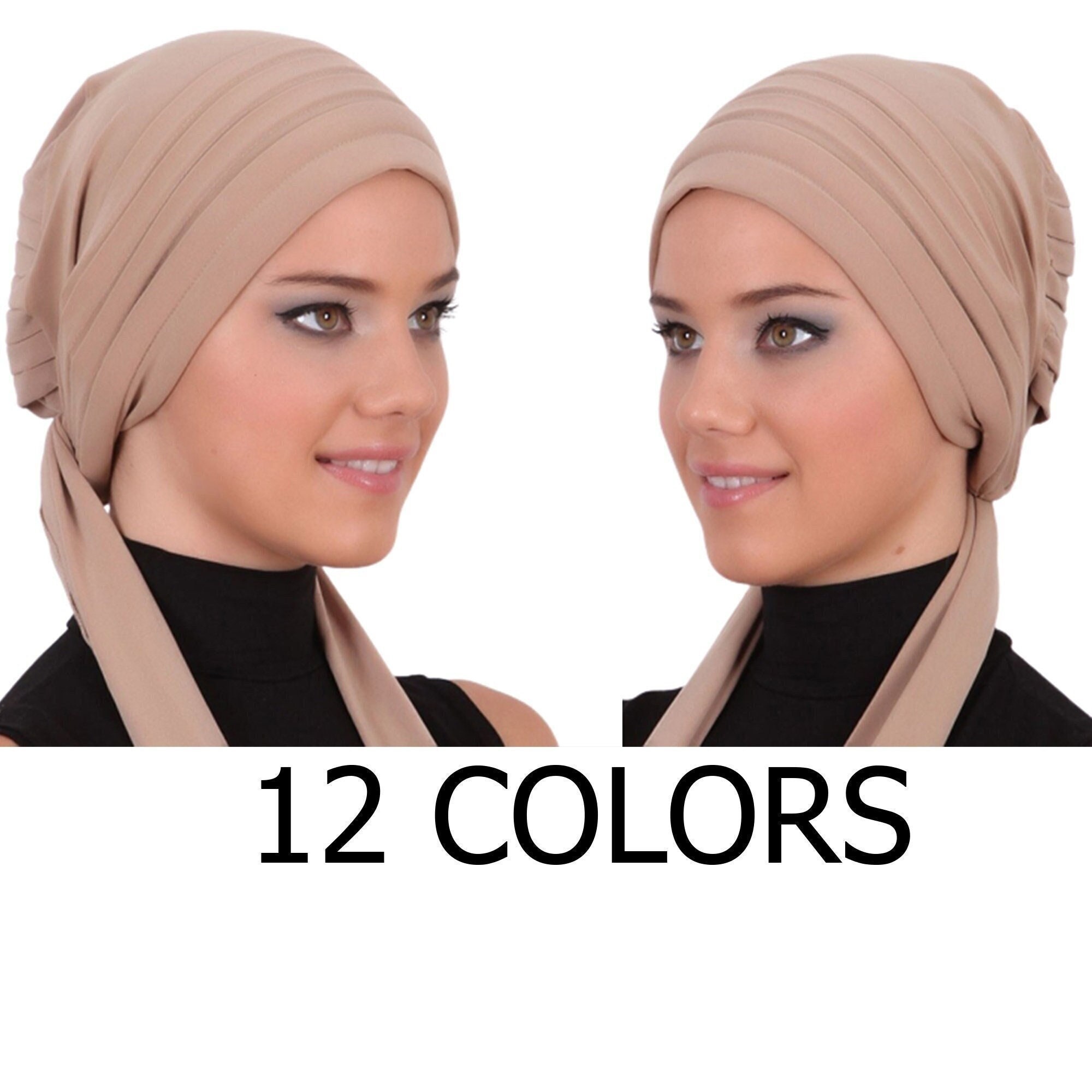 Couvre-chef Turbans pour femmes cheveux longs foulard couvre-chef chapeaux  de cancer, casquettes de cancer cadeau pour les femmes de perte de cheveux,  couvre-tête de chimio C12 -  Canada