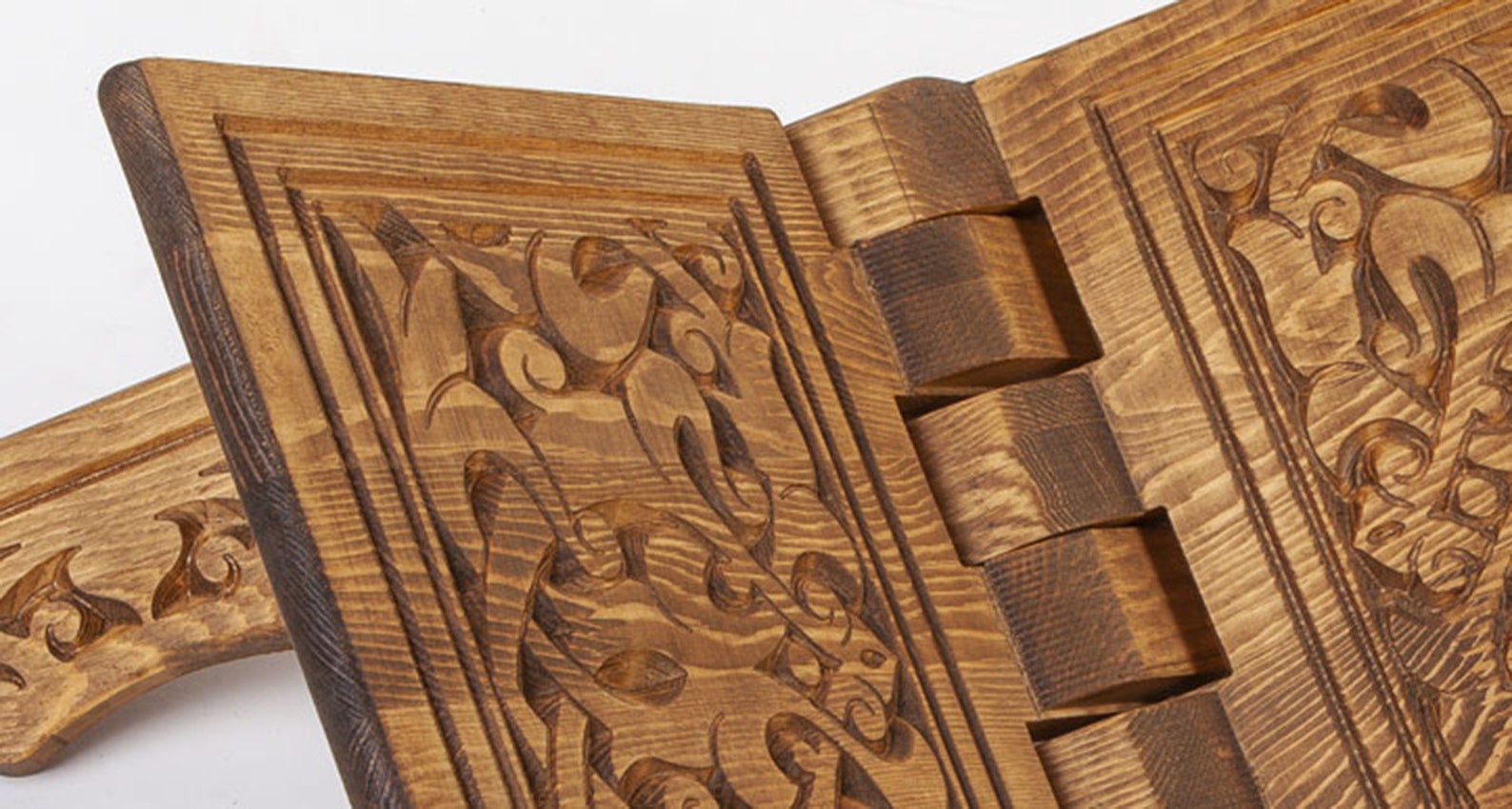 Decorative Book Stand Carved Cookbook Stand Handmade Book Etsy