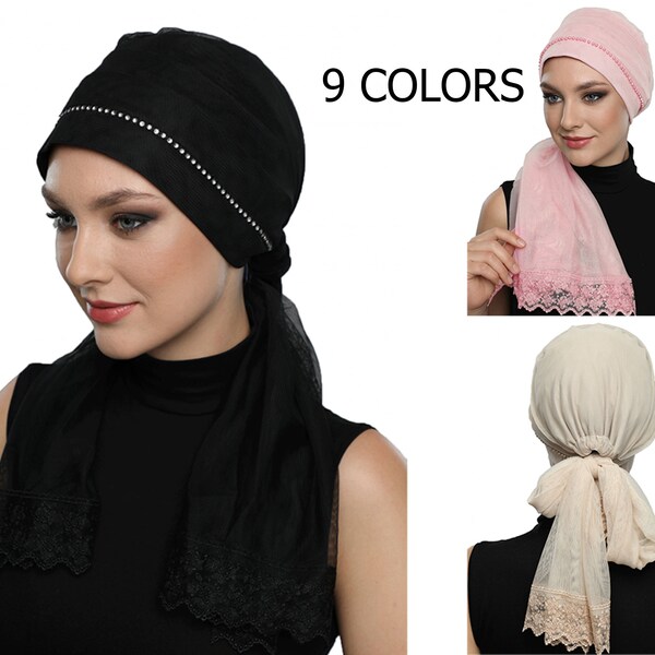 Silky Chemo Headwrap Scarf - Soft Headwear For Hair Loss, Cancer Patient Gift, One Size Fits Most - View #6