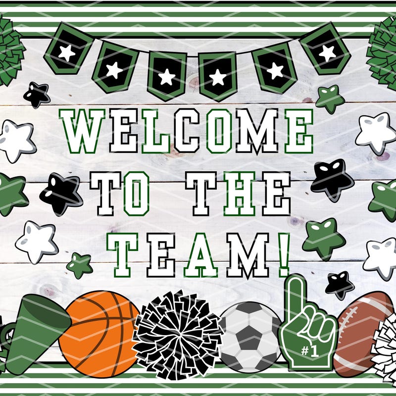 Welcome to the Team Printable Sign - Etsy