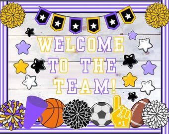 Sports Team Welcome Bulletin Board Kit | Back to School Decor (Digital Download)