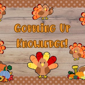 Prikbord Thanksgiving: decoratie herfstoogst Turkije (pdf-download)