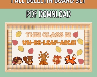 Fall Classroom Bulletin Board Set
