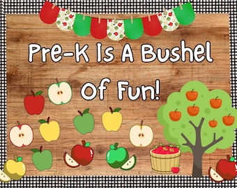 Apple Bulletin Board Set: Fall Classroom Decor (Digital Download)