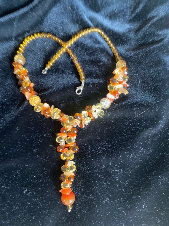 Fiery hues necklace - image 1