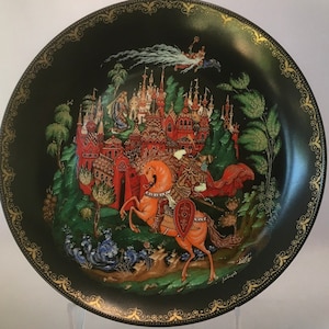 Rusian and Ludmilla Russian Legends Collection Limited-edition Porcelain Plate Decorative Plate