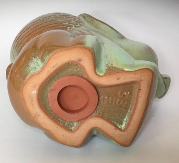 チョイスヴィンテージフランコマ貯金箱 象とバスケット 笑顔の豚と