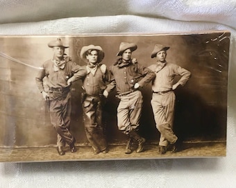 Homart Large Matchbook Matches Cowboy Photo Bobby the Educated Bull Western Motif Never Opened Original Cellophane