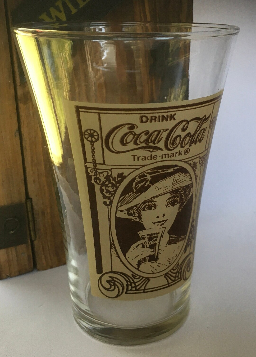 Set of Coca-cola Flair Drinking Glass Re-creation of Original