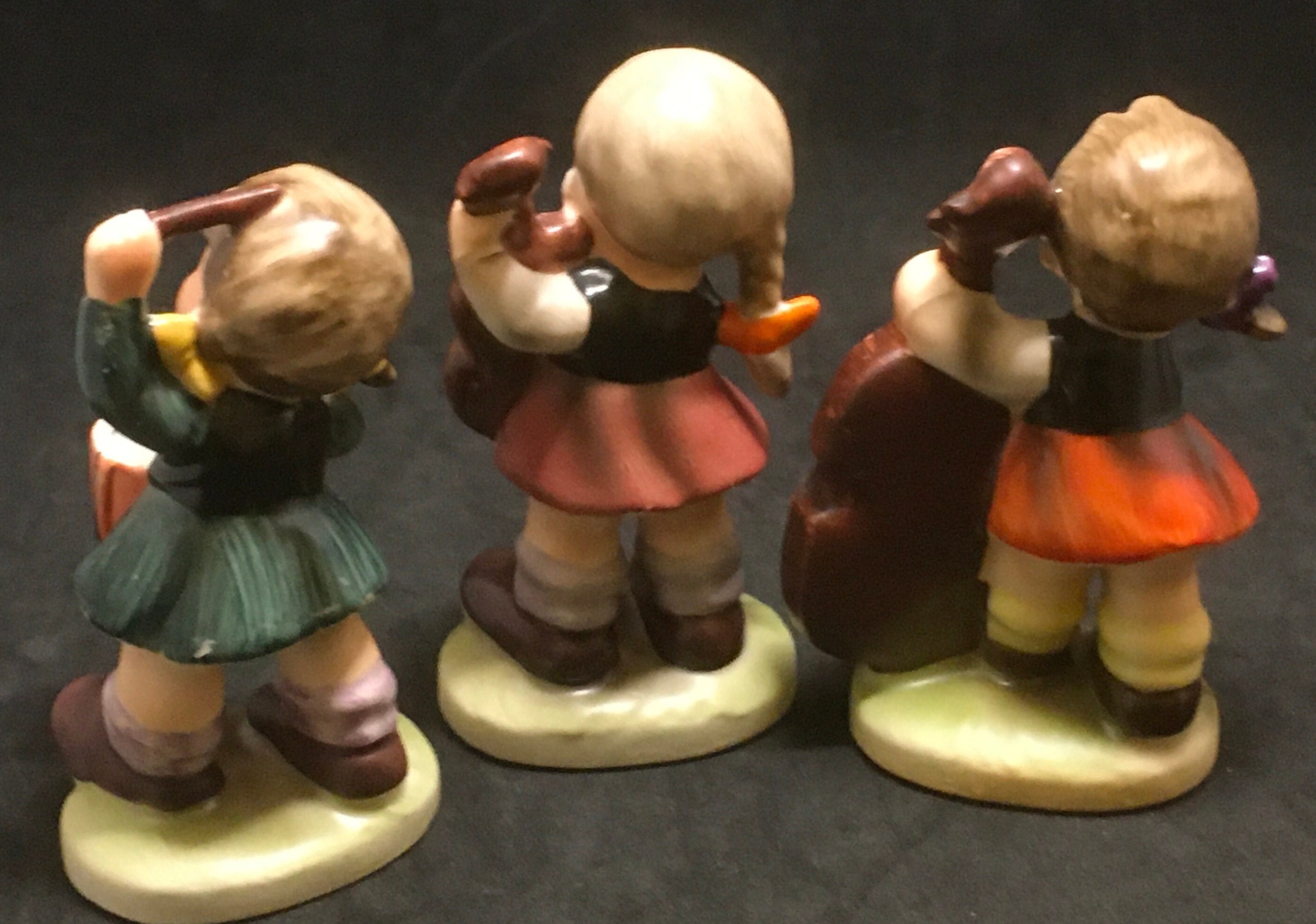 陶器　人形　音楽 Napco Set 6 Ceramic Musical Figurines Boys and Girls Playing