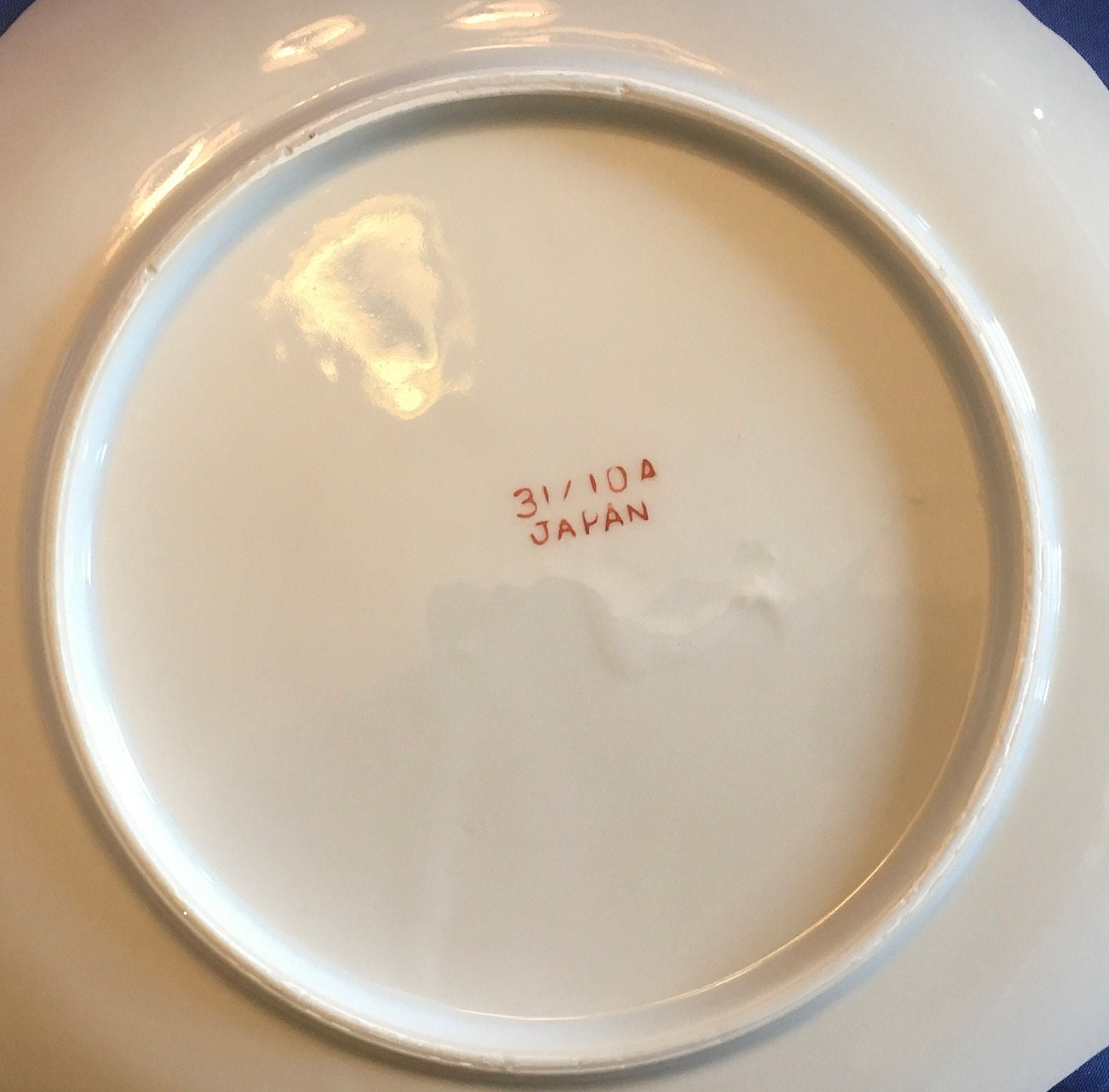 Vintage Japan Shell Shape Snack Plate and Tea Cup: Pink Moss Roses