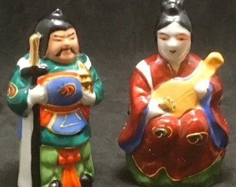 Seven Lucky Gods 七福神 雅俊 骨董 置物 Figurine Seven Lucky Gods of Fortune Figurines Vintage Japanese